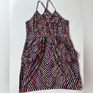 BCBGeneration geometric dress with pockets